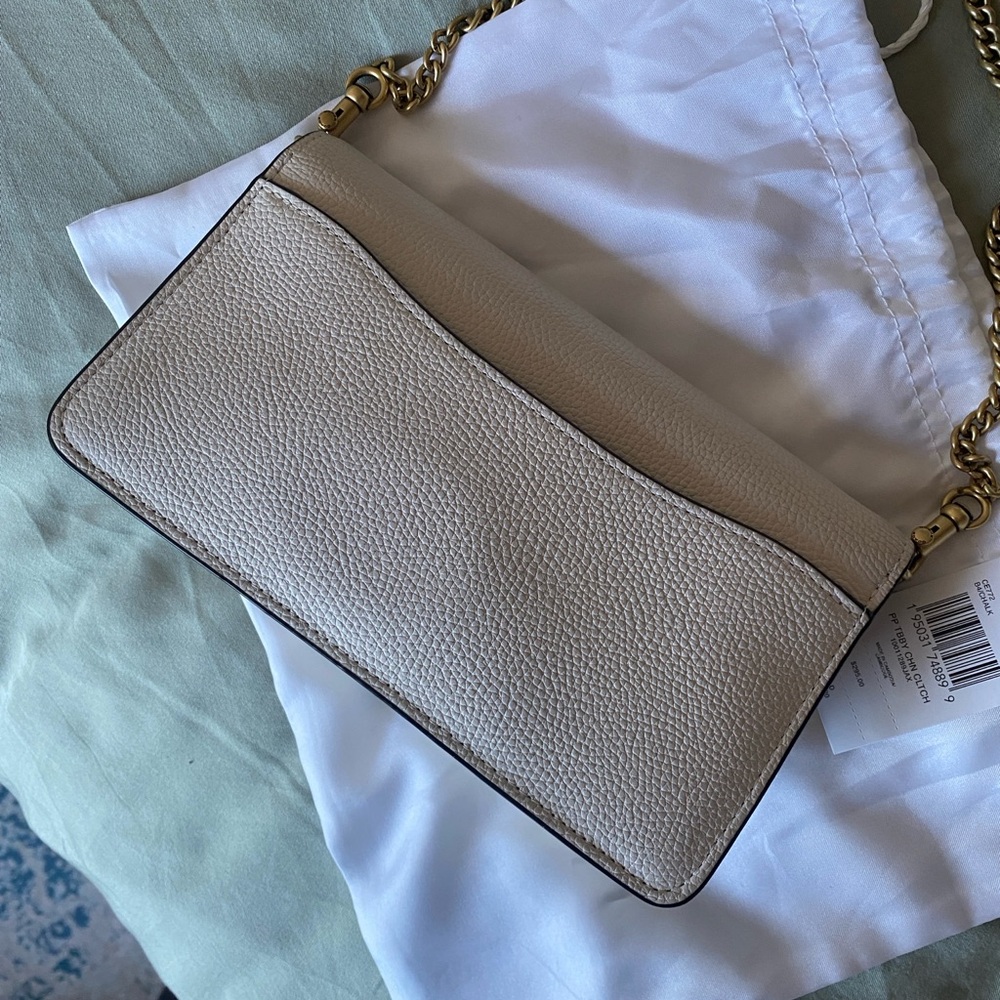Coach Tabby Chain Clutch in Chalk - Picture 8 of 8